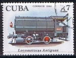 Stamps Cuba -  Scott  2359  Steam storage  (Primeras locomotoras) (8)