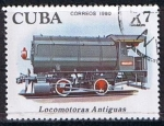 Sellos del Mundo : America : Cuba : Scott  2359  Steam storage  (Primeras locomotoras) (8)