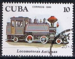 Sellos de America - Cuba -  Scott  2360  Locomotora 2-4-2 (Primeras locomotoras) (3)