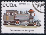 Sellos del Mundo : America : Cuba : Scott  2360  Locomotora 2-4-2 (Primeras locomotoras) (4)