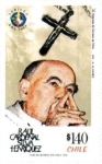 Stamps Chile -  “RAUL CARDENAL SILVA HENRIQUEZ”