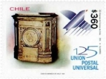Stamps : America : Chile :  “125 AÑOS UNION POSTAL UNIVERSAL”