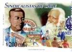 Stamps Chile -  “SINDICALISTAS DE CHILE”