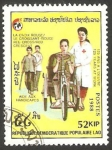 Stamps Laos -  888 - 125 anivº de La Cruz Roja