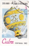 Stamps : America : Cuba :  aniv.globo aerostatico