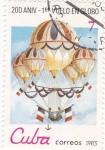 Stamps Cuba -  aniv.globo aerostatico