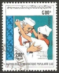 Stamps : Asia : Laos :  936 G - centº del nacimiento de Jawaharlal Nehru