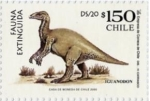 Stamps Chile -  “FAUNA EXTINGUIDA DS/20”