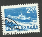 Sellos de Europa - Rumania -  Barco