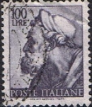 Stamps Italy -  OBRAS DE MIGUEL ANGEL. TECHO DE LA CAPILLA SIXTINA. EL PROFETA EZEQUIEL