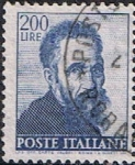 Stamps Italy -  OBRAS DE MIGUEL ANGEL. TECHO DE LA CAPILLA SIXTINA. AUTORRETRATO