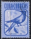 Stamps Cuba -  Scott  2457  Hummingbird (4)