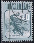 Stamps Cuba -  Scott  2462 Cocodrilo (2)