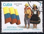 Stamps Cuba -  Scott  3256  Colombia (Trajes tipicos) (3)