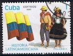 Stamps : America : Cuba :  Scott  3256  Colombia (Trajes tipicos) (4)