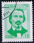 Sellos de America - Cuba -  Scott  3709  Carlos M. de Cespedes (Patriotas)