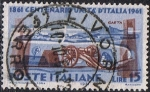 Stamps Italy -  CENTENARIO DE LA UNIDAD. GOLFO Y FORTALEZA DE GAETA
