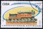 Stamps Cuba -  Scott  4131  Locomotoras Antiguas  1863