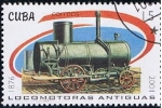 Stamps Cuba -  Scott  4132  Locomotoras Antiguas  1876