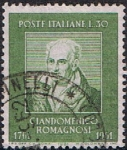 Stamps Italy -  BICENTENARIO DEL NACIMIENTO DEL FILÓSOFO GIANDOMENICO ROMAGNOSI