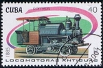 Sellos de America - Cuba -  Scott  4133  Locomotoras Antiguas  1885