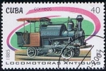 Stamps Cuba -  Scott  4133  Locomotoras Antiguas  1885