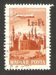 Stamps Hungary -  283 - Avión sobrevolando El Cairo