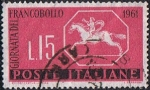 Stamps : Europe : Italy :  DIA DEL SELLO 1961