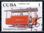 Sellos de America - Cuba -  Scott  2357  Josefa (Primeras locomotoras)