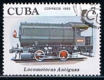 Stamps Cuba -  Scott  2359  Steam storage  (Primeras locomotoras)