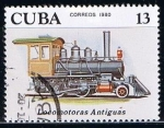 Stamps Cuba -  Scott  2361  Locomotora 2-4.0  ( Primeras locomotoras)  (2)
