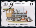 Sellos del Mundo : America : Cuba : Scott  2361  Locomotora 2-4.0  ( Primeras locomotoras) - copia (3)