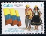 Stamps : America : Cuba :  Scott  3256  Colombia (Trajes tipicos) (3)