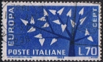 Sellos de Europa - Italia -  EUROPA 1962