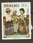 Stamps Panama -  AMISTAD   PANAMEÑO-MEJICANA