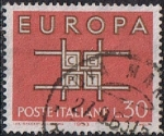 Stamps Italy -  EUROPA 1963