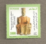 Stamps Tunisia -  Estatua del dios cartaginés Baal Hammon