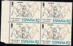 Stamps Spain -  Copa Mundial de Fútbol  - España 82