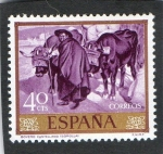 Stamps Spain -  1567- JOAQUIN SOROLLA. 