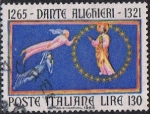 Stamps : Europe : Italy :  7º CENT. DEL NACIMIENTO DE DANTE ALIGHIERI. EL PARAISO