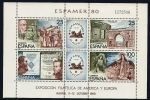 Stamps Spain -  Espamer 80  HB