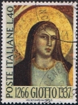 Stamps Italy -  7º CENT. DEL NACIMIENTO DEL PINTOR GIOTTO