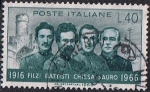 Stamps : Europe : Italy :  CINCUENTENARIO DE LA MUERTE DE 4 PATRIOTAS
