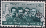 Stamps Italy -  CINCUENTENARIO DE LA MUERTE DE 4 PATRIOTAS