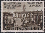 Stamps : Europe : Italy :  10º ANIVERSARIO DEL TRATADO DE ROMA