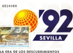 Sellos de Europa - Espa�a -  Exposición Universal Sevilla 92 - La era de los Descubrimientos - Sevilla siglo XVI