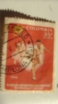 Stamps : America : Colombia :  juegos deportivos bolivariano barranquilla 1961