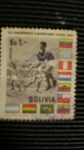 Sellos del Mundo : America : Bolivia : campeona sud futbol 1963