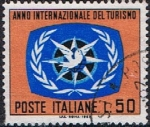 Stamps Italy -  AÑO INTERNACIONAL DEL TURISMO