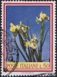 Stamps Italy -  FRUTOS Y FLORES. IRIS